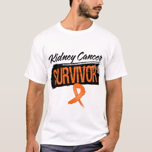 T-shirt Survivant frais de Cancer de rein (Devant)