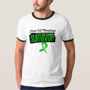 T-shirt Survivant grunge de greffe de cellule souche