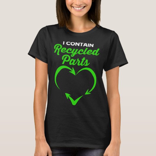 T-shirt Survivant I contient des pièces Recyclées (Devant)