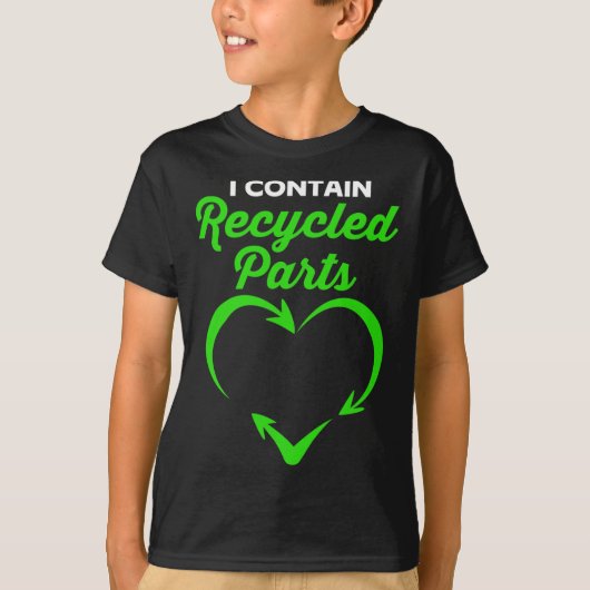 T-shirt Survivant I contient des pièces Recyclées (Devant)