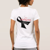 T-shirt Survivant - mélanome (Dos)