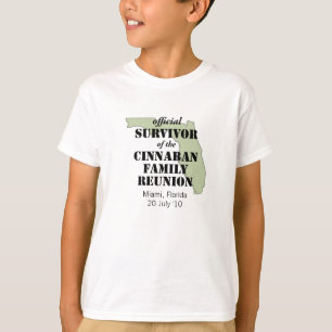 T-shirt Survivant officiel de la Réunion familiale - Flori