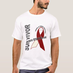 T-shirt Survivant PRINCIPAL 1 de CANCER de COU