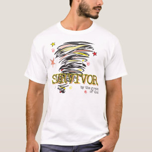 T-shirt Survivant - tornade