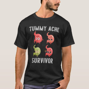 T-shirt Survivant vintage de Tummy Ache