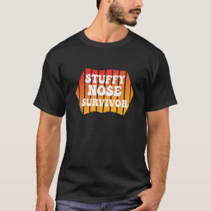 T-shirt Survivant vintage du nez farci