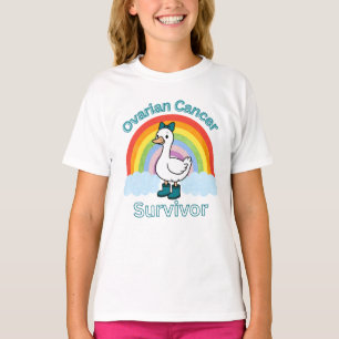 T-shirt Survivante du cancer de l'ovaire