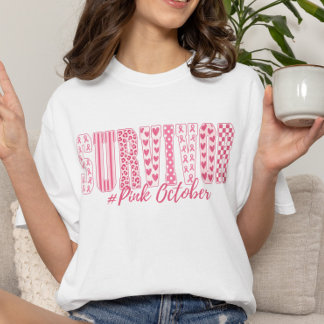 T-shirt Survivante du cancer du sein, sensibilisation à Pi