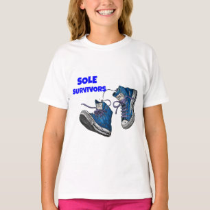 T-shirt Survivants uniques - Une paire De Formateurs Bien