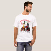 T-shirt Surviving Christmas One Sip at a Time Funny (Devant entier)