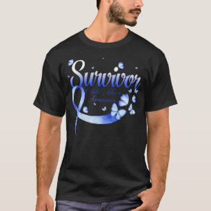 T-shirt Survivor Child Abuse  Awareness Butterfly