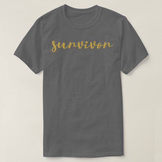 T-shirt Survivor Gold (Design devant)