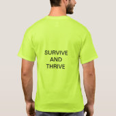 T-SHIRT SURVIVRE ET ÉVOLUER (Dos)