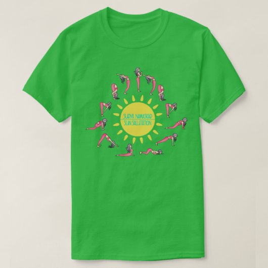 T-shirt Surya Namaskar (Design devant)