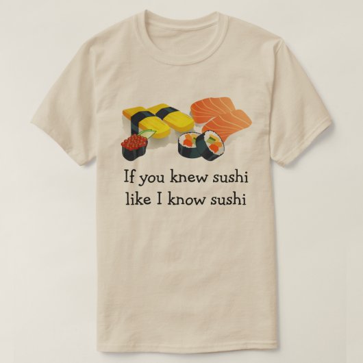 T-shirt Sushi (Design devant)