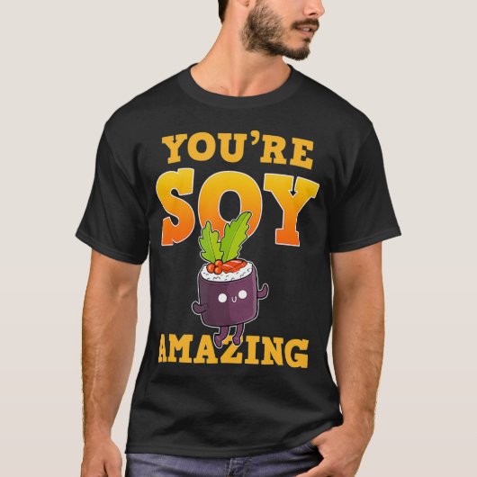 T-shirt Sushi Anime Merch Manga Cosplay Japonais Manger ha (Devant)