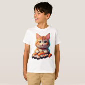 T-shirt Sushi Cat (Devant entier)