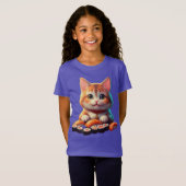 T-Shirt Sushi Cat (Devant entier)