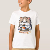 T-shirt Sushi Cat (Devant)