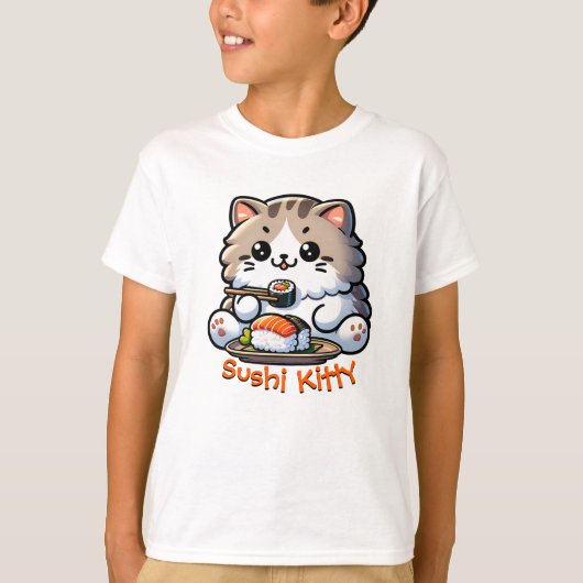 T-shirt Sushi Cat (Devant)