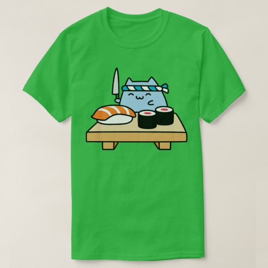 T-shirt Sushi Cat (Design devant)