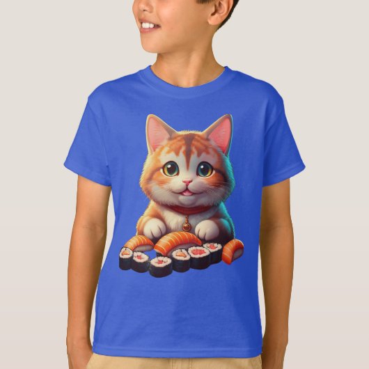 T-shirt Sushi Cat (Devant)