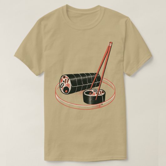 T-shirt Sushi Cell Science japonais par Tobe Fonseca (Design devant)