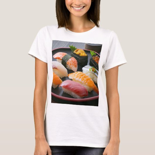 T-shirt Sushi Circle – Japanese Round Dance (Devant)