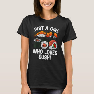 T-shirt Sushi cool Pour Femmes Ados Amateurs De Sushi Japo