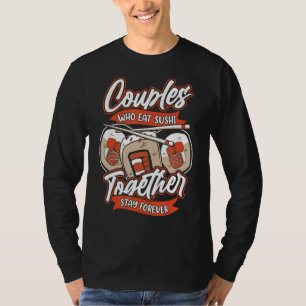 T-shirt Sushi Couple Roule Japonais Asiatique Sushi