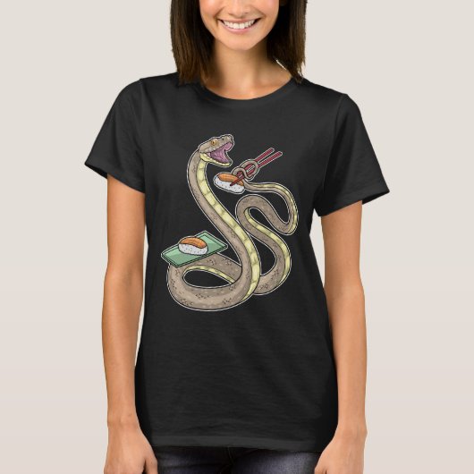 T-shirt Sushi de serpent (Devant)