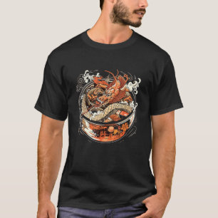 T-shirt Sushi Dragon Ramen Bowl Sushi Lover cuisine japona