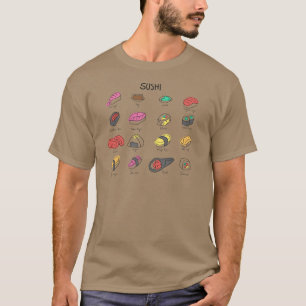 T-shirt sushi du Japon