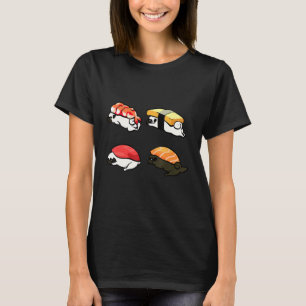 T-shirt Sushi du Pug paresseux