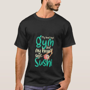 T-shirt Sushi femme design pour la cuisine japonaise Rice 