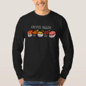 T-shirt Sushi Gang Tシャツ (白文字) (Devant)