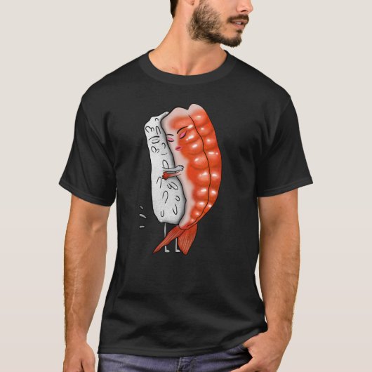 T-shirt sushi hug (Devant)