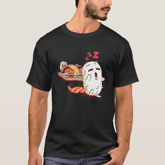 T-shirt Sushi Japanese Food (Devant)