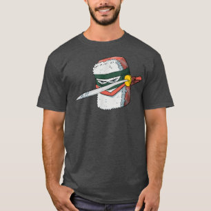 T-shirt Sushi Japonais Samurai Art Cute Sushi Amateurs Art