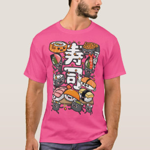 T-shirt Sushi Kawaii