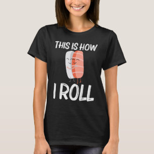 T-shirt Sushi Mignon Pour Hommes Femmes Cuisine Japonaise 