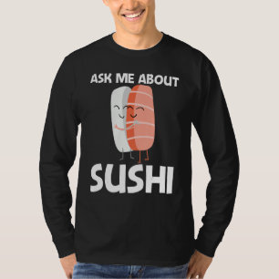 T-shirt Sushi Mignon Pour Hommes Femmes Cuisine Japonaise 