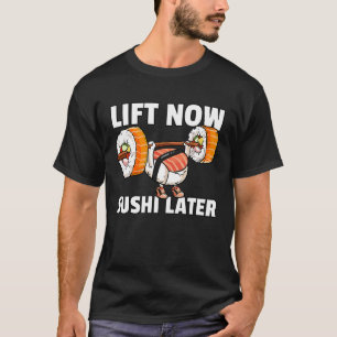 T-shirt Sushi Poids Lifting Fitness entraînement Gymnase
