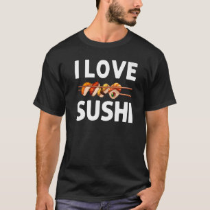 T-shirt Sushi pour hommes femmes rouleau de sushi riz vina