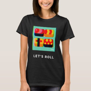 T-shirt Sushi Roll Sushi Colorful Sushi Roller