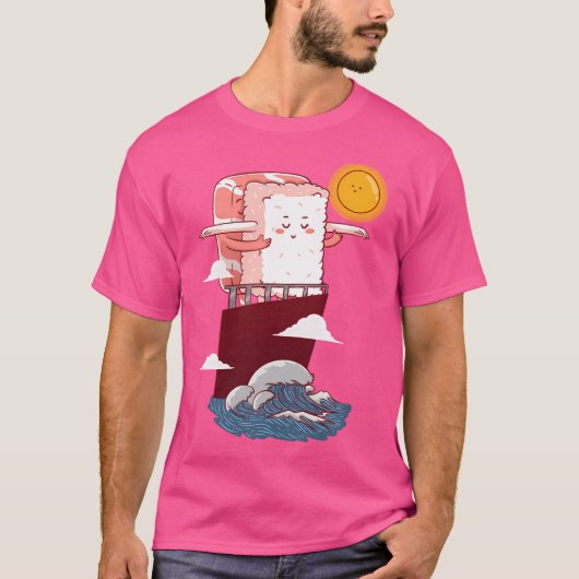 T-shirt Sushi romantique (Devant)
