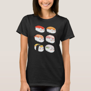 T-shirt Sushi Sixpack Chats pour tous les chats