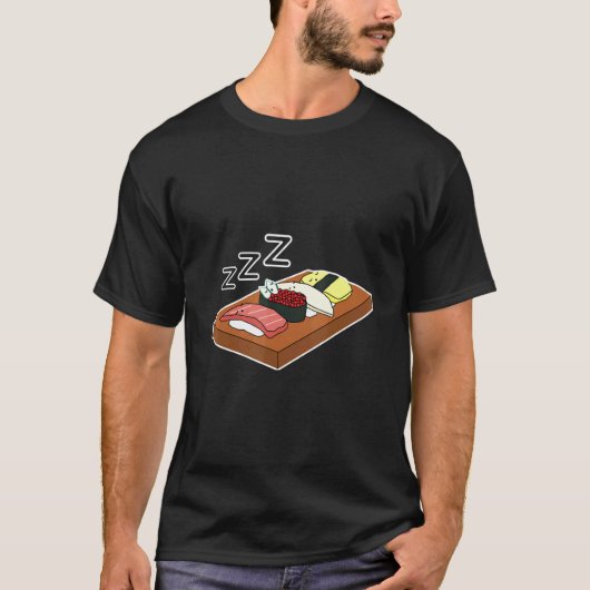 T-shirt Sushi Sleepy Sushi (Devant)