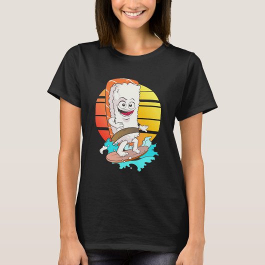 T-shirt Sushi surf (Devant)