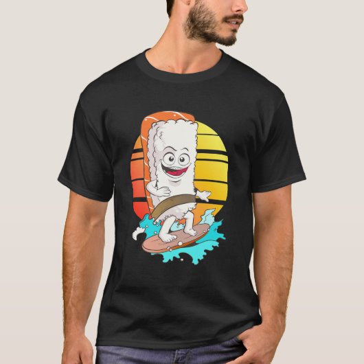 T-shirt Sushi surf (Devant)